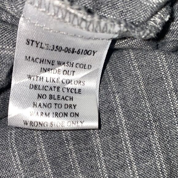 ROPER Grey Stripe Western Snap Button Down Shirt-S - Picture 7 of 7